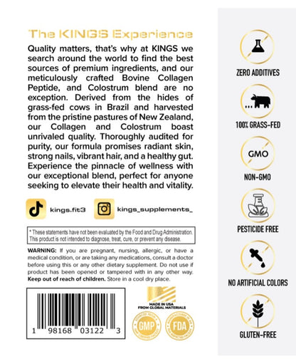 Collagen and Colostrum: Anti Aging and Recovery Blend